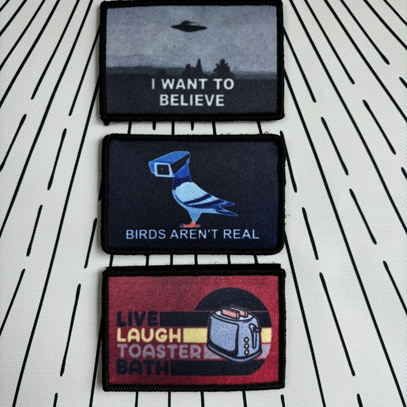 Urban Backpack Tactical - Autocollants amusants College DulPatches, oiseaux ne
