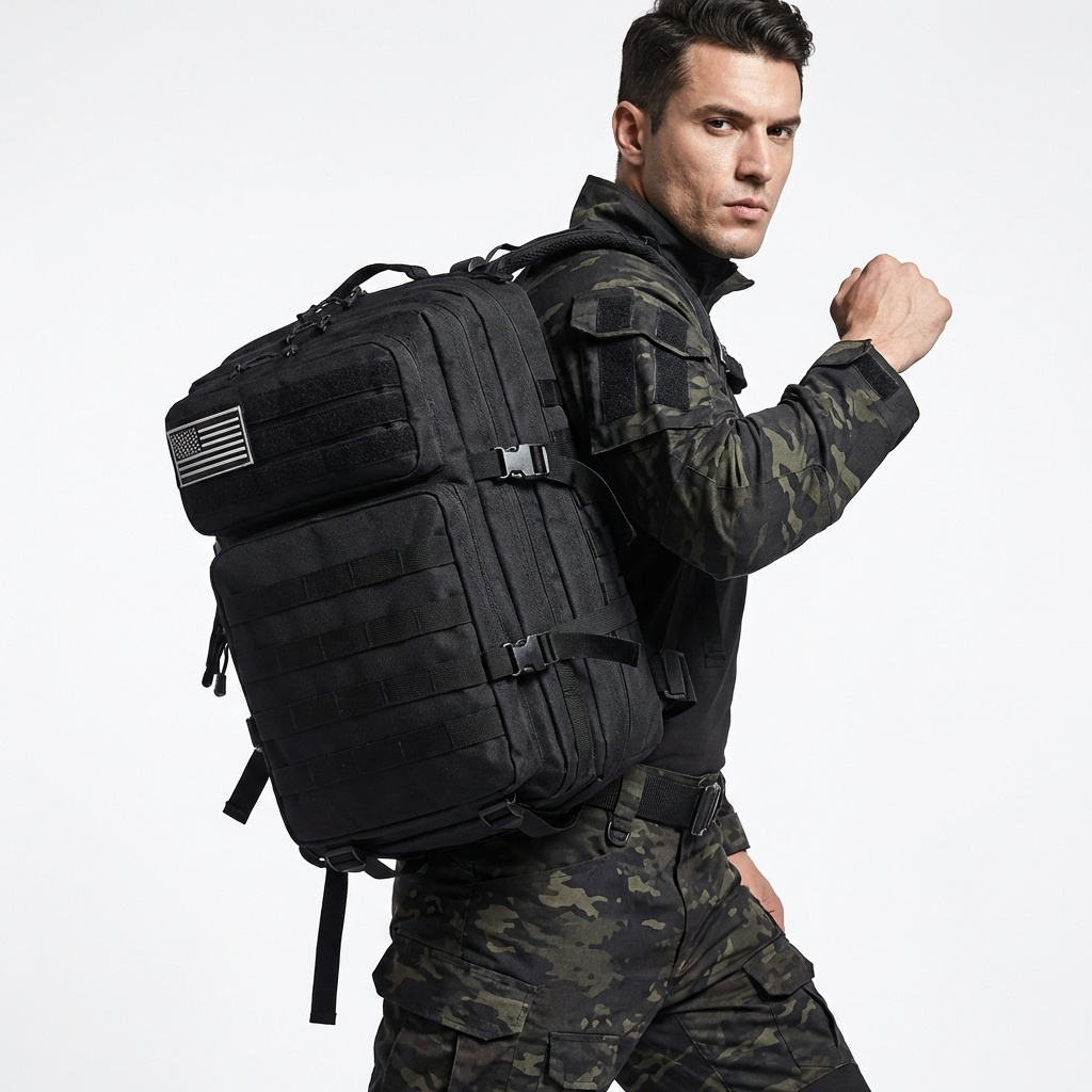 Urban Backpack Tactical - Sac à dos tactique d'extérieur 45L,